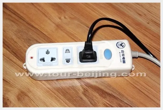 A Chinese standard portable socket