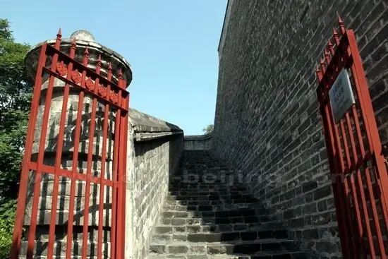 Clamber the 90 stone steps up to the top of the 14m high castle-like square tower