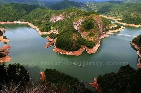 Danxia Landscape in Taining County in Fujian Province