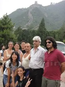 Daphne with the group at Badaling Great Wall
