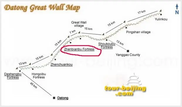 Datong Great Wall at Zhenbianbu Fortress (Tips, Photos & Map)