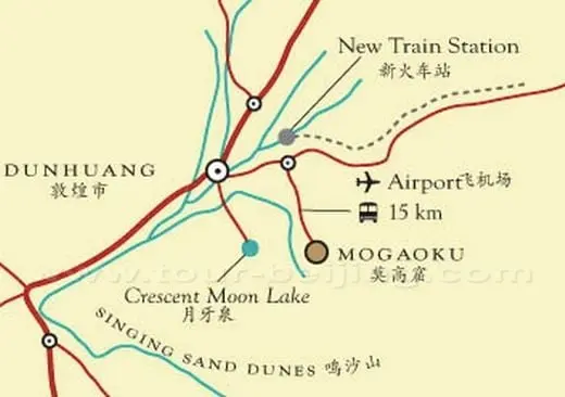 Dunhuang Tourist Map