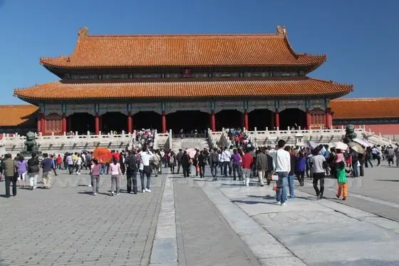 The Gate of Supreme Harmony is the ceremonial centre of imperial power.