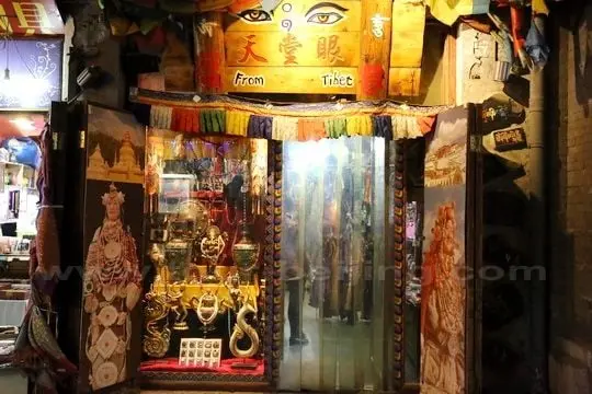 Everything in the store comes from Tibet