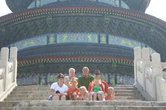 Family at Temple of Heaven