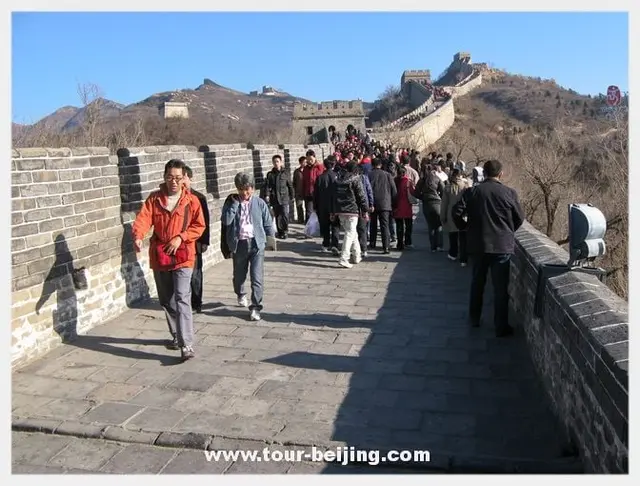 The flat path along the Tower 1, 2 and 3 for easy ascent.