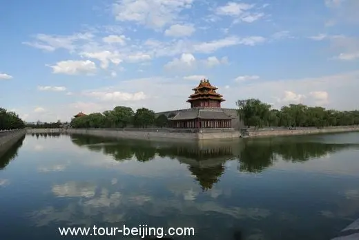 The Northeastern Turrets of Forbidden City and City Moat
