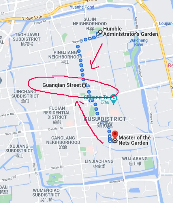 How to Visit Guanqian Street in Suzhou (Tips, Photos & Map)