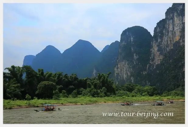 motorized bamboo rafts