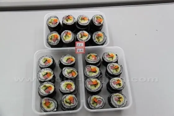 Home made sushi