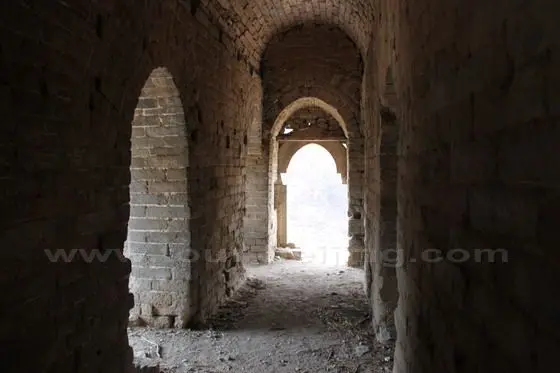 Inside the first floor of the bastion