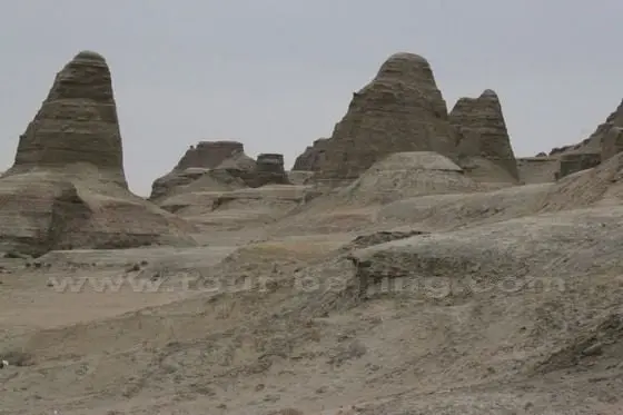Its landforms resemble the pyramids in Egypt