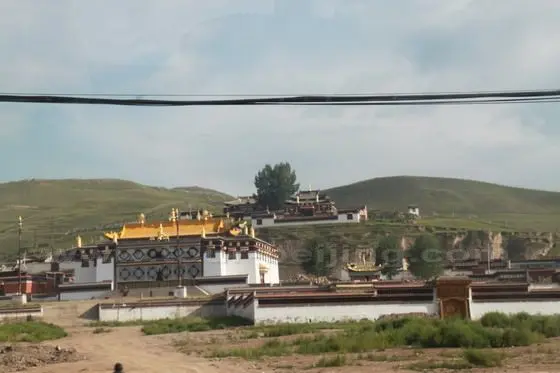Just a short walk from Hezuo Milariba Buddha Pavilion is the main monastery in Hezuo., TSo Gompa.