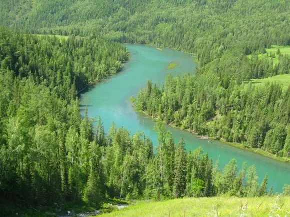 Kanas Lake in Spring, Xinjiang