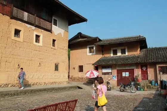 Kuijulou tulou building is a square building.