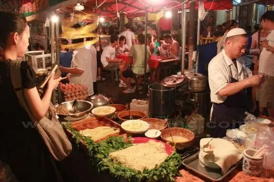 Lanzhou is well known for its noodles.