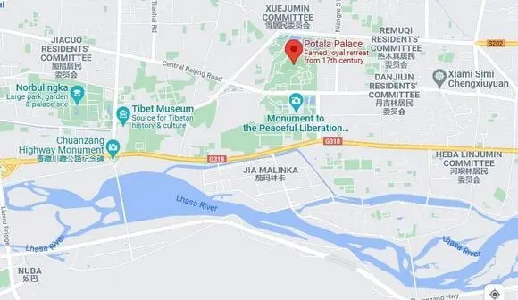 Lhasa River in the City of Lhasa (Tips, Photos & Map)