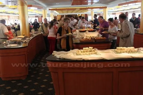 Lunch buffet service is available