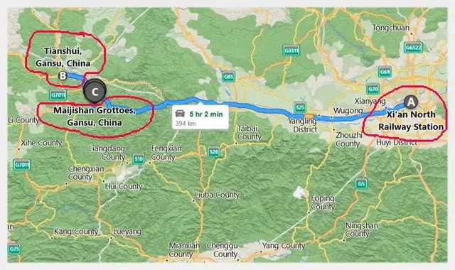 How to Visit Maijishan Grottoes from Xi'an by Train