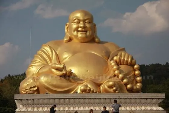 A 19.99 meter high statue of Maitrey