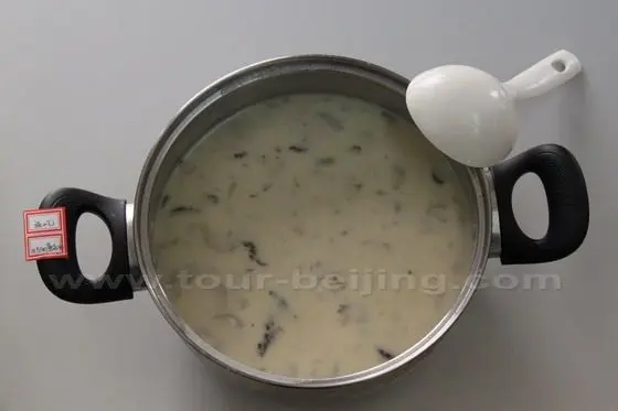 Milk Mushroom Soup