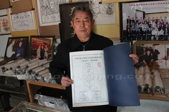 Mr.Yin's Family line rice paper book with his materpieces
