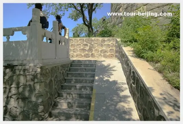 The steep 80-meter ramp to the Tower 14 at Mutianyu