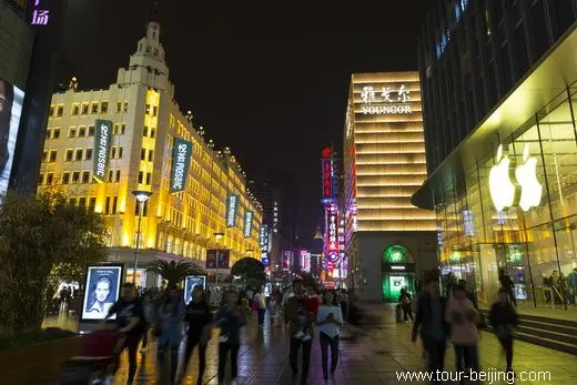 The Neon-Colored Nanjing Road (Tips, Photos & Map)