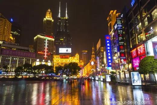The Neon-Colored Nanjing Road (Tips, Photos & Map)