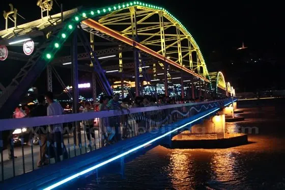 Night View of Zhongshan Bridge