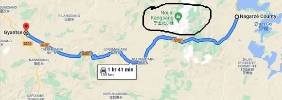 Nagarzê County and Scenic Road Trip to Gyantse