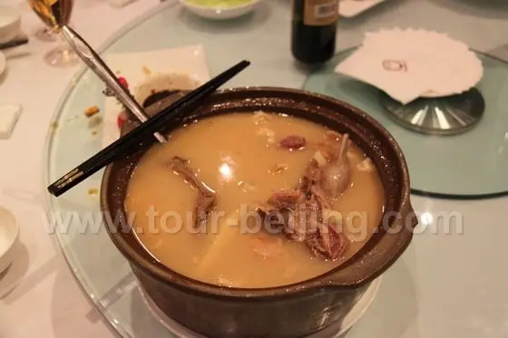 Old Duck Stewed with Bamboo Root &Ham