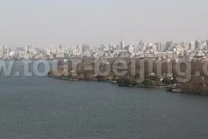 On the West of the West Lake is the city proper