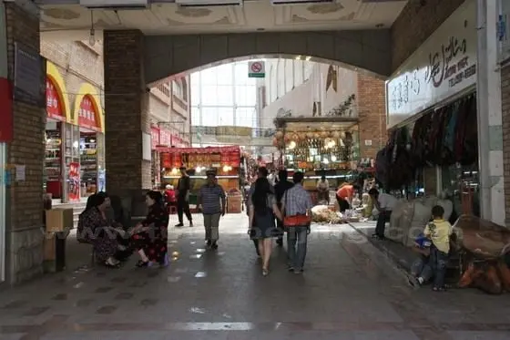One entrance to the Internatioonal Bazaar