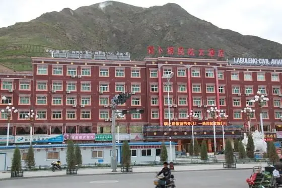 Our lodging hotel - Labuleng Civil Aviation Hotel in Xiahe