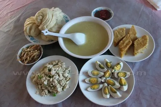 Our simple breakfast