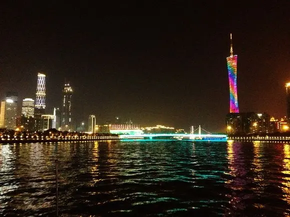 night View of Pearl River in Guangzhou