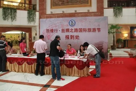 Registration at our hotel - Lanzhou Legend Hotel