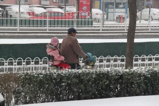 Riding in the snow, watch out!
