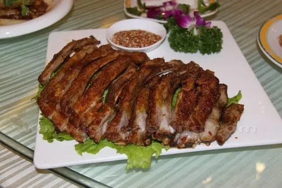 Roasted lamb ribs