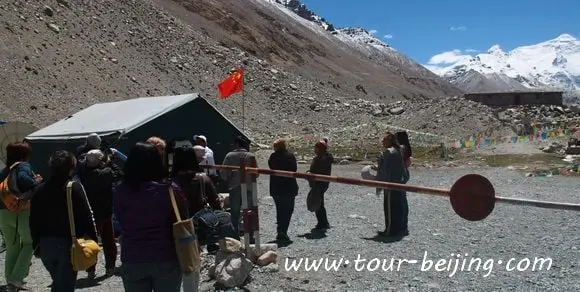 Again going through another security check at the Base Camp