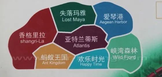 Seven sub-themes of Beijing Happy Valley