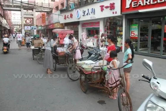 Snack vendors on the street