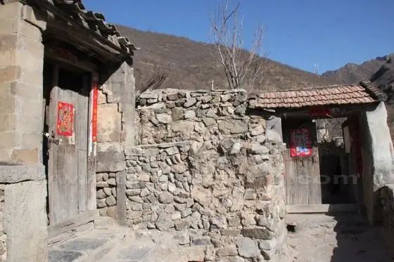 Some remaining houses