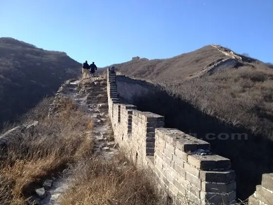 Some right side of battlements at Shixiaguan, are gone!