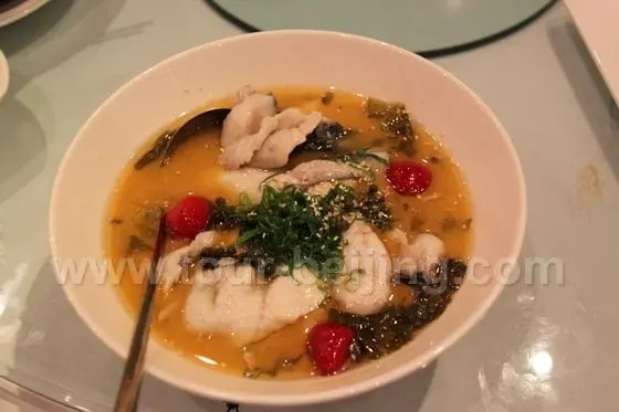 Sour pickled cabbage fish