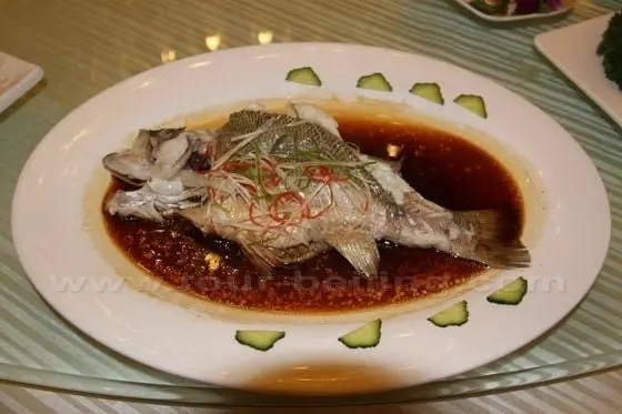Steamed fish