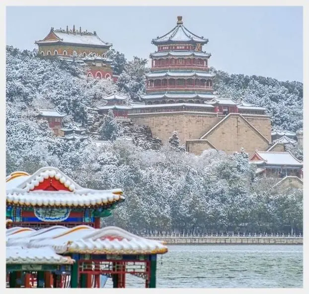 Summer Palace in Snow
