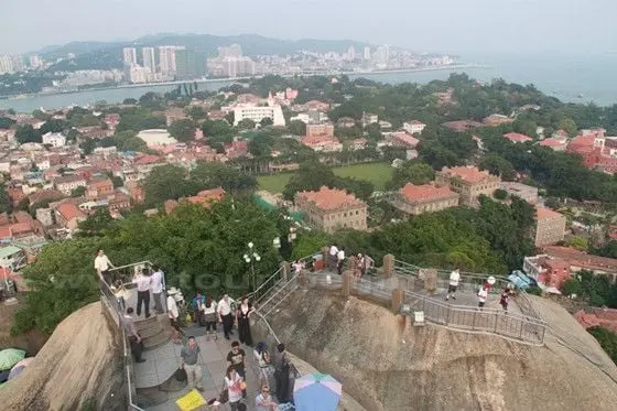 Sunlight Rock on Gulangyu Island