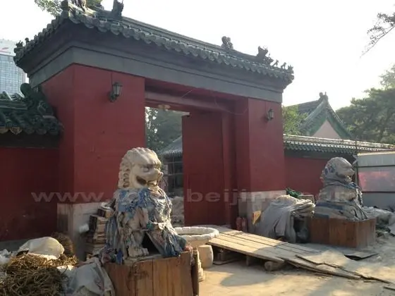The Dressing Hall is also under reconstruction at the time of my writing.